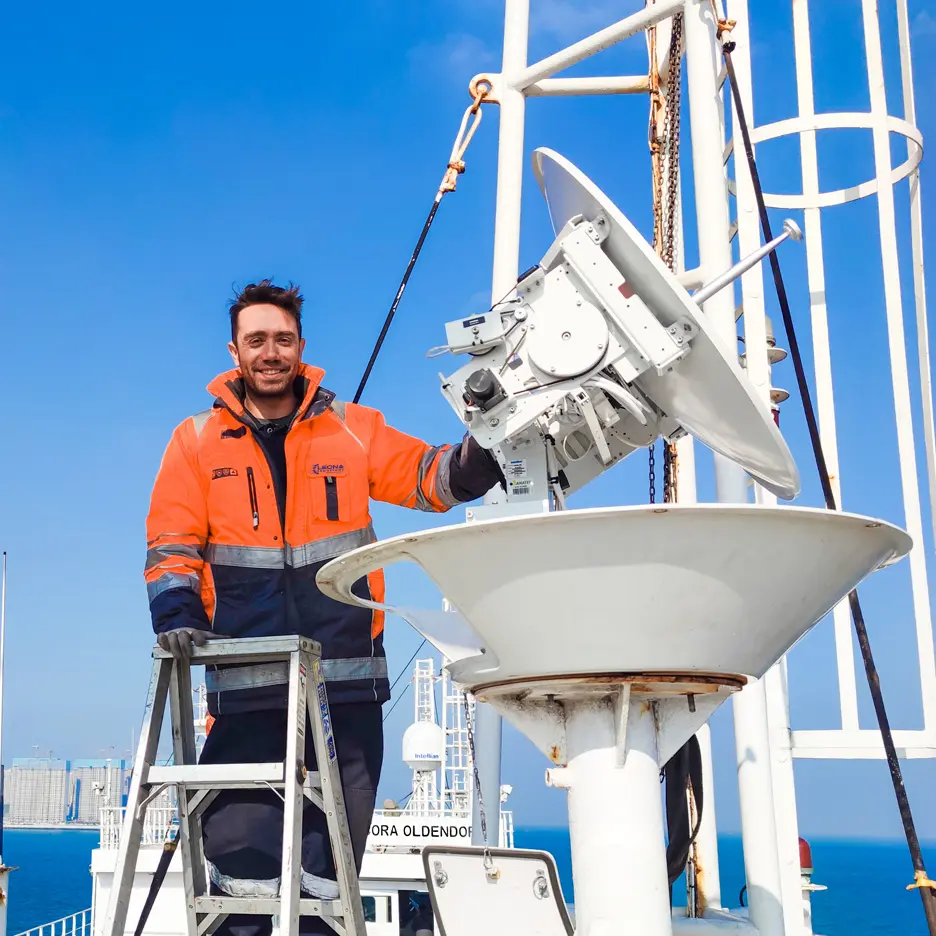 regular maintenance of ship electrical panels